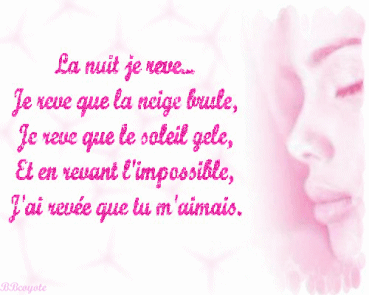 je rêve